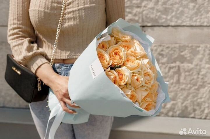 Цветы. Букет из роз