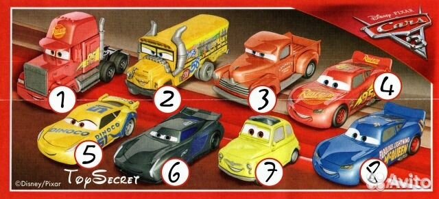 Киндер Тачки, Маша и медведь и другие