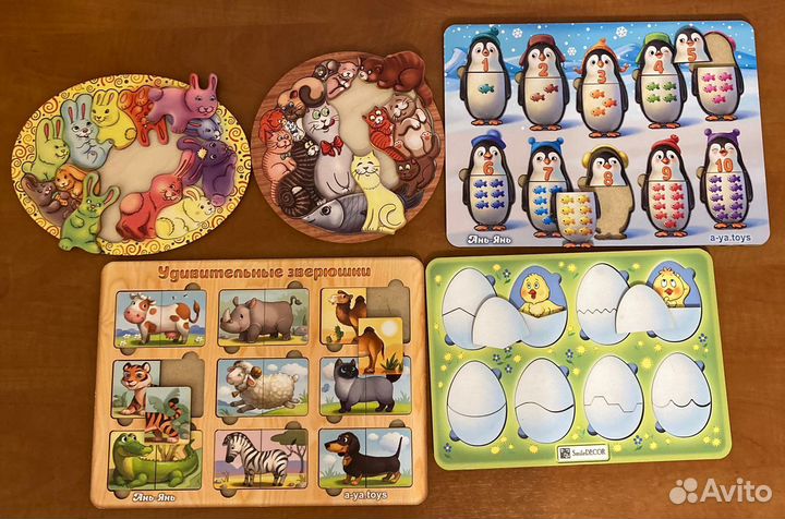 Развивающие деревянные игрушки