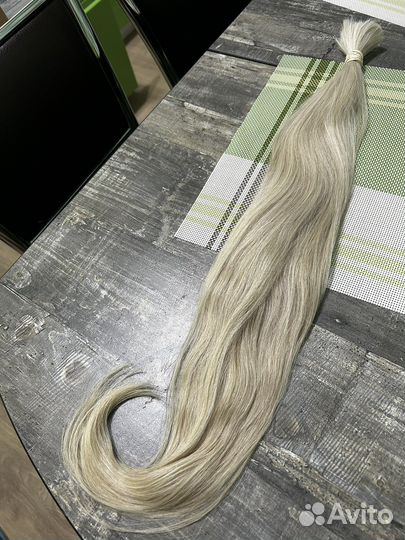 Волосы для наращивания 70 см блонд
