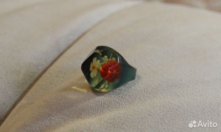 Кольцо.Оргстекло.Винтаж