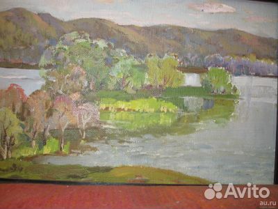 Пейзаж на холсте