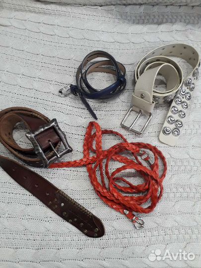 Ремень женский кожаный