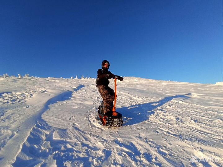 Мотосноуборд мощный