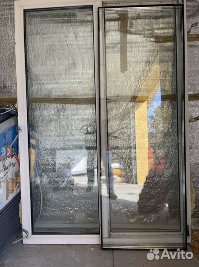 Окно евро пластикое глухое 169/116