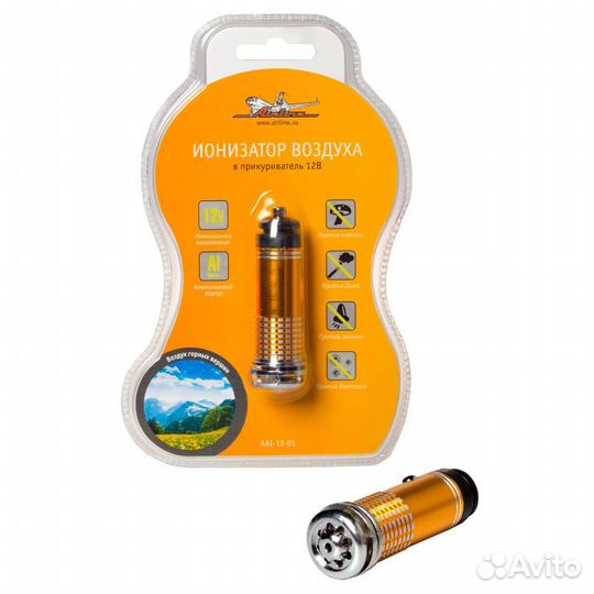 Ионизатор воздуха в прикуриватель 12в (aai-12-01)