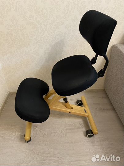 Коленный стул со спинкой, smartstool деревянный