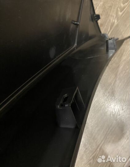 Kia Rio 4 накладка на задний бампер