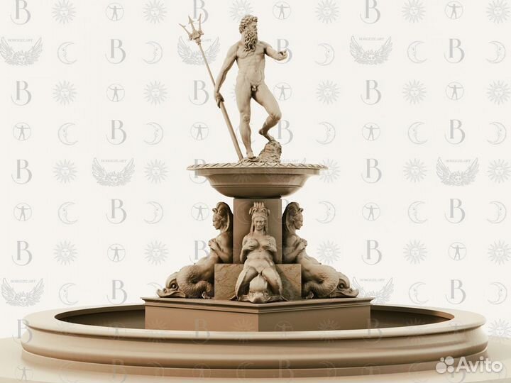 Фонтан Нептун диаметр 3,6м