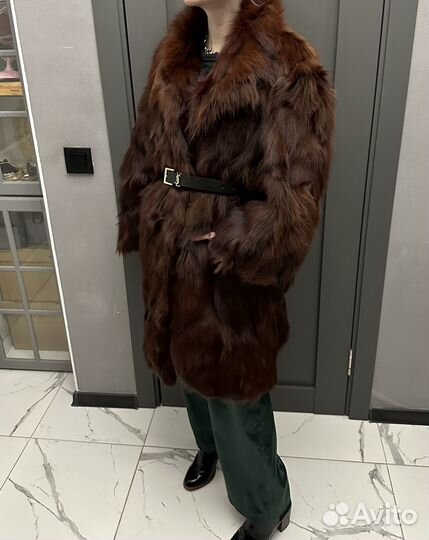Шуба из лисы vintage