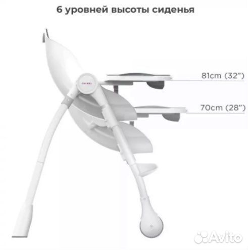 Стульчик для кормления oribel cocoon