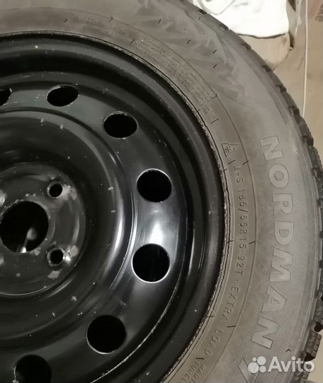 Nokian Nordman7 185/65 R15 Колеса Kia Rio и Solari