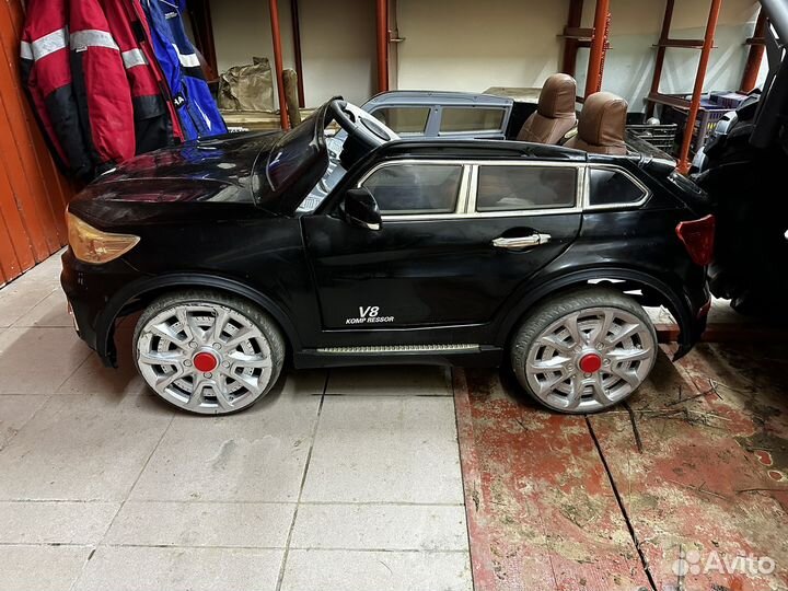 Детский электромобиль двухместный бу BMW