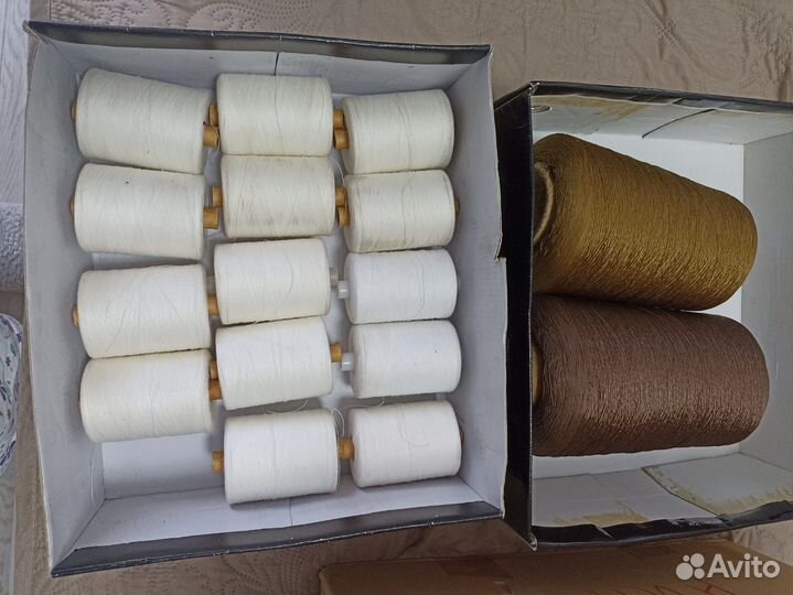 Нитки швейные бабины