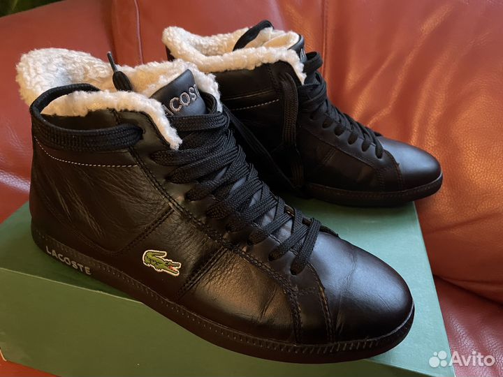 Зимние кеды Lacoste оригинальные