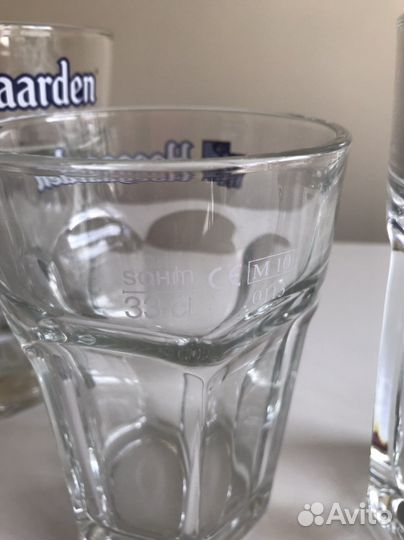 Пивные бокалы хугарден 0.5 и 0.33