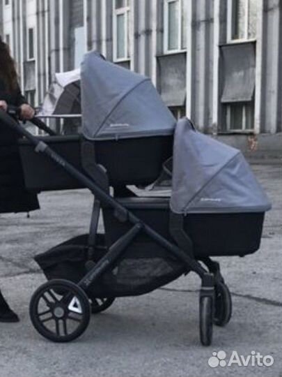 Коляска uppababe Vista для двойни