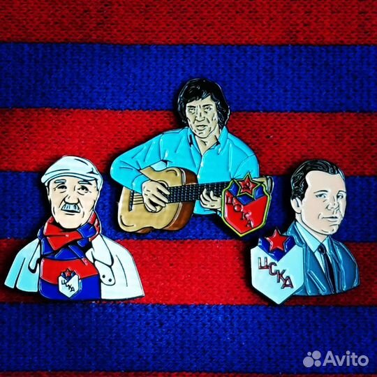 Значок Юрий Гагарин - цска