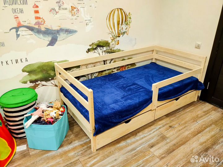 Кровать Детская софа массив