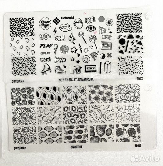 Пластины для стемпинга