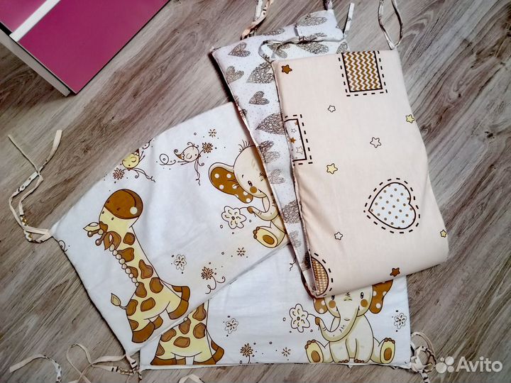 Бортики в детскую кроватку