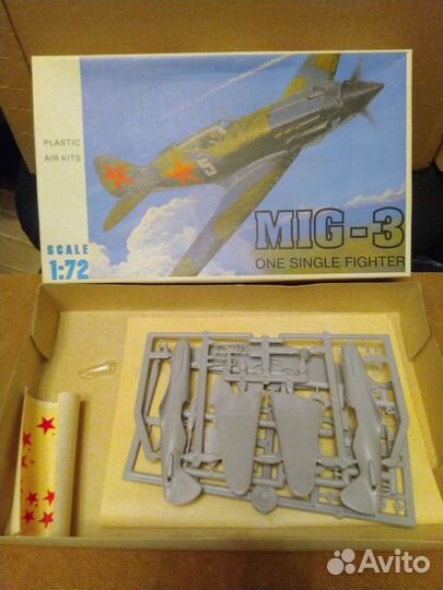 Самолет миг-3 сборная модель 1:72