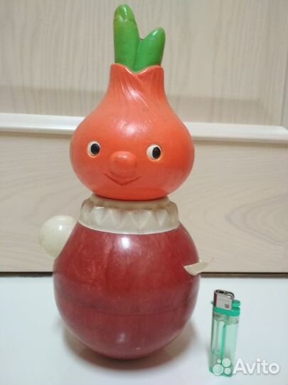 Чиполлино кукла целлулоид 31см игрушка СССР