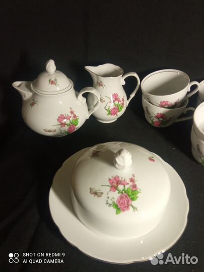Фарфоровый чайный сервиз. 6 персон.Кахла.Германия