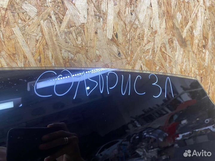 Стекло двери заднее левое Hyundai Solaris 1 седан