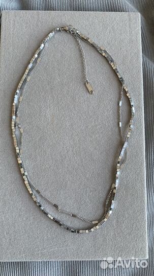 Колье из ювелирной стали Silver