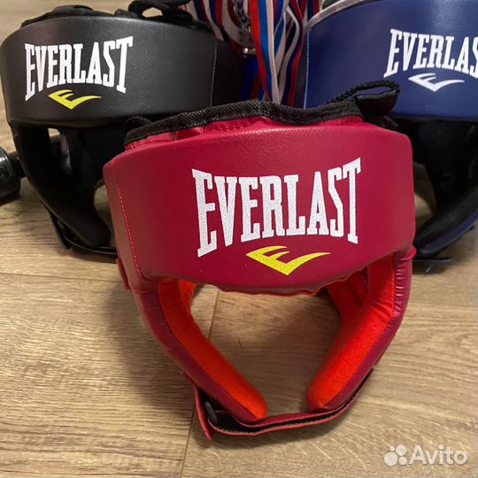 Бойцовский/Боксерский шлем everlast