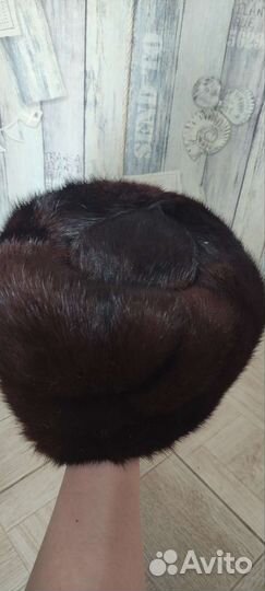 Шапка норковая женская