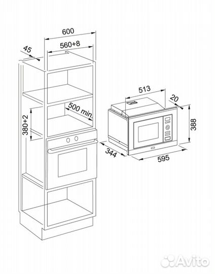 Микроволновая печь встраиваемая franke