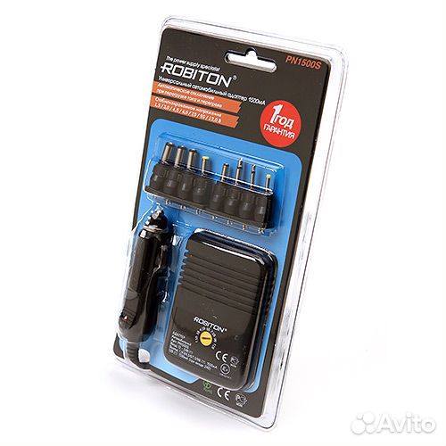 Адаптер питания автомобильный robiton PN1500S