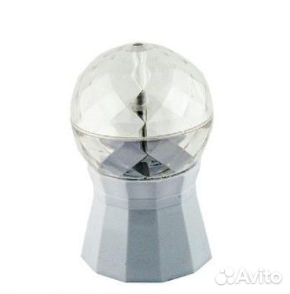 Диско шар светодиодный, вращающийся. Новый