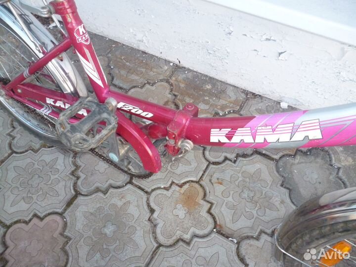 Велосипед кама складной