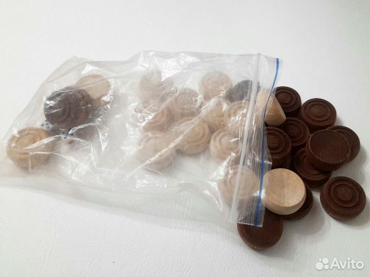 Фишки для нард 2,8 см деревянные