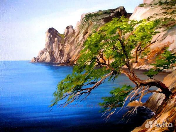 Картина по номерам 40x50 Великолепный вид в Крыму