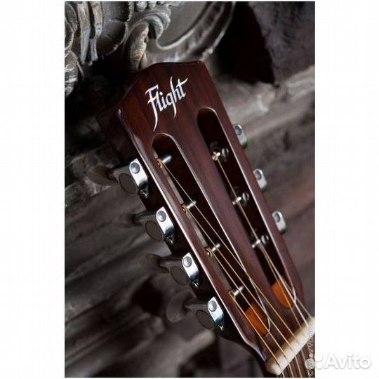 Гитара акустическая семиструнная Flight D-207 HB