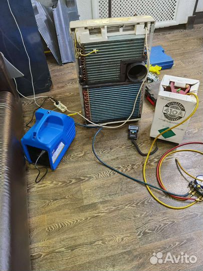 Заправка мобильных напольных кондиционеров