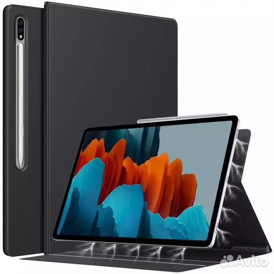 Чехол Galaxy Tab s8 plus (s7fe/s7+/ +стекло)