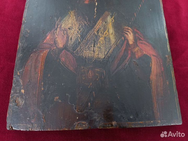 Икона старинная. Дмитрий митрополит Ростовский