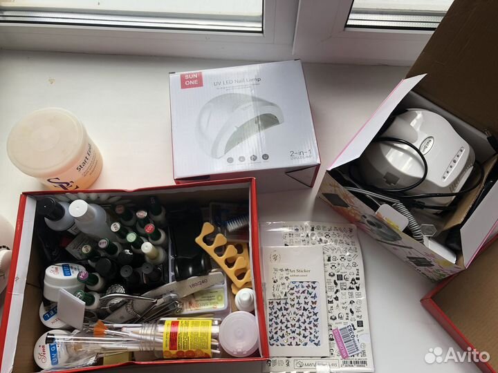 Набор для маникюра + сахарная паста