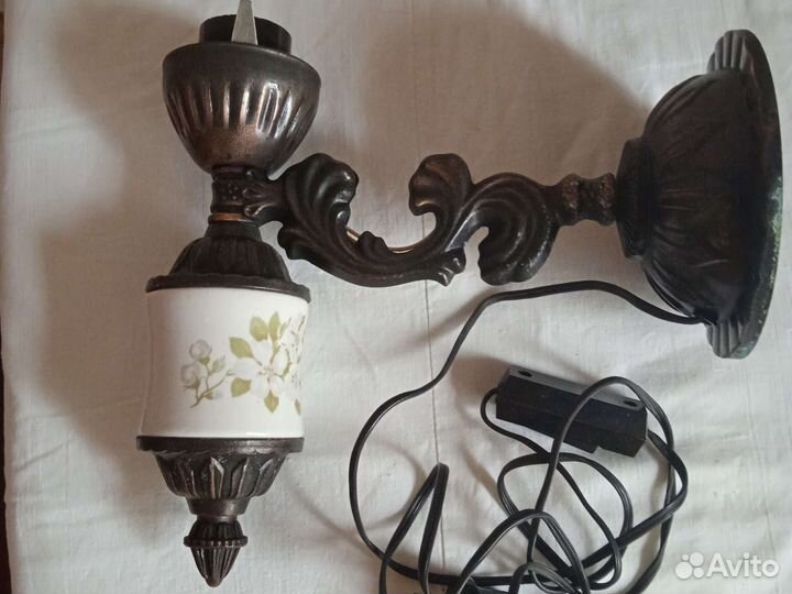 Настенная лампа бра. Винтаж