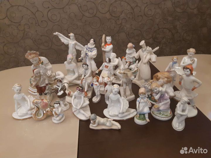 Фарфоровые статуэтки СССР лфз Дулево Вербилки Киев