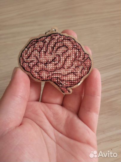 Брелок hand made мозги