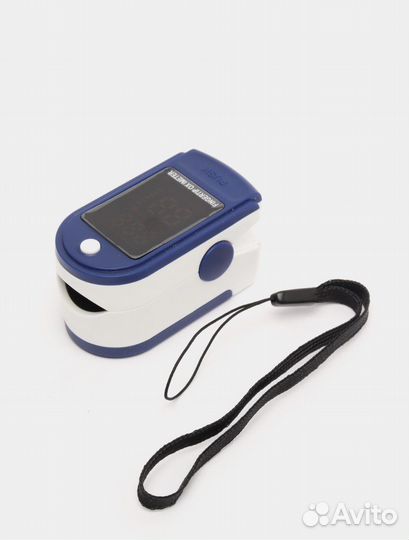 Пульсоксиметр медицинский на палец (пульсометр)