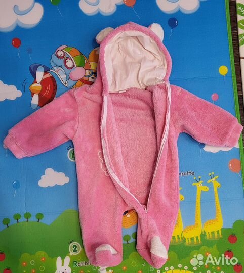 Комбинезон детский+шапочка