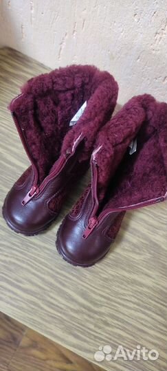 Зимние сапожки для девочки 22 kotofey