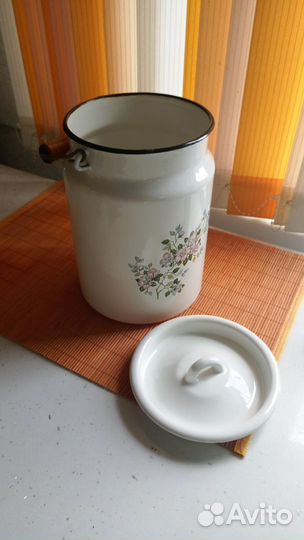 Бидон эмалированный. Новый. СССР